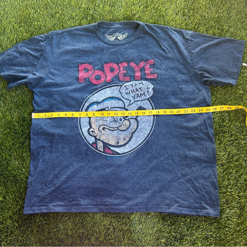 Savvy Popeye men’s  T-Shirt - Navy Blue